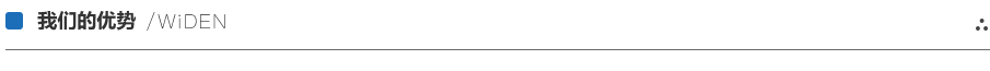 我們的優勢
