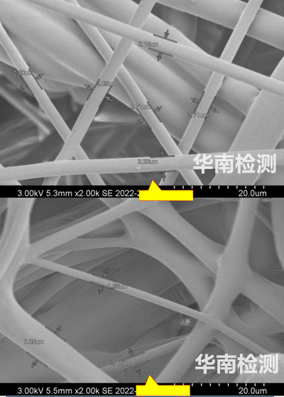 SEM電鏡如何測(cè)量直徑