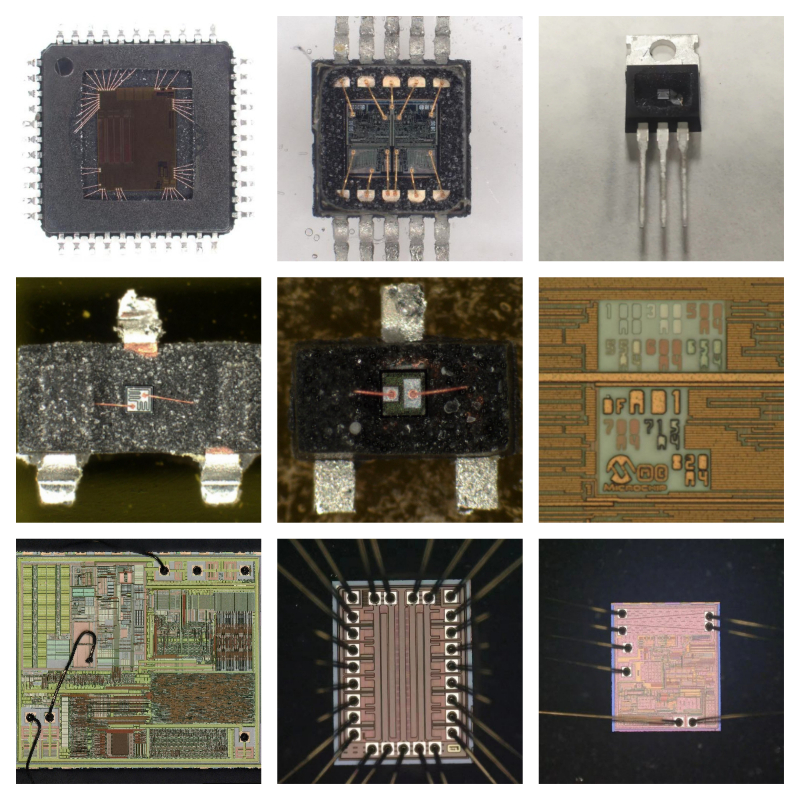 芯片開蓋效果展示
