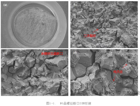 金屬零件斷裂失效分析
