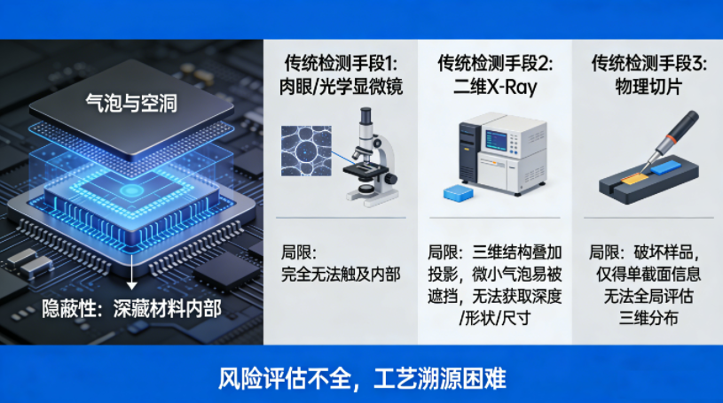 缺陷的隱蔽性與傳統檢測手段的局限