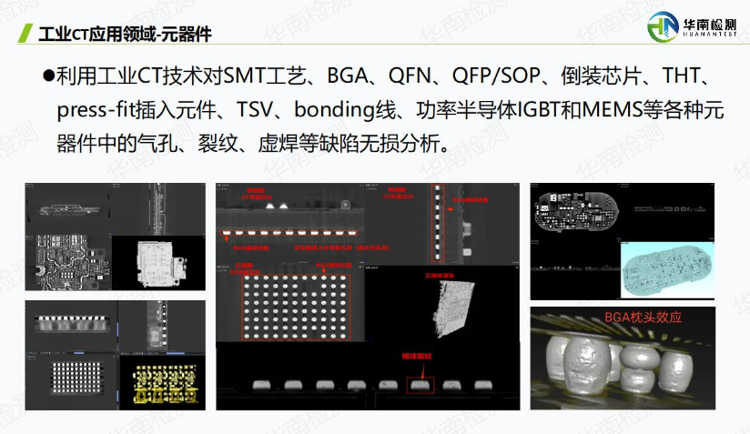 電子行業實現精密結構件的無損篩查