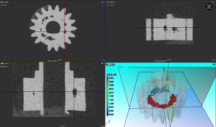 工業CT掃描零件齒輪