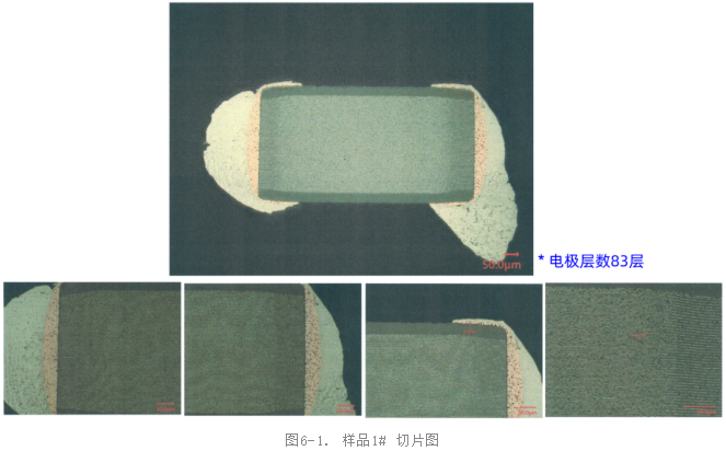 電子元器件失效分析-1號電容切片分析