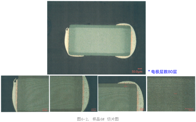 電子元器件失效分析-6號電容切片分析